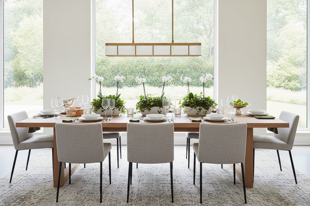 Table Set Decoration Ideas That Don't Block the Gravy Boat
