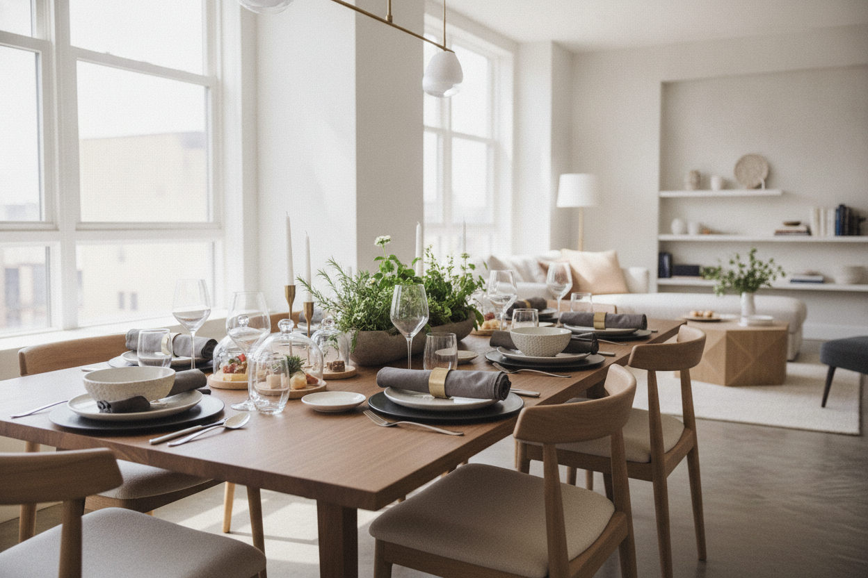 Why I Steal Restaurant Table Setting Ideas for Dinner Parties