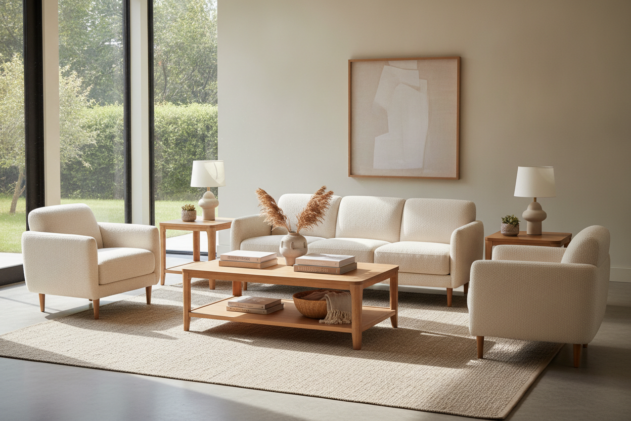 I Gave Up the 'Eclectic' Look for a Center and Side Table Set