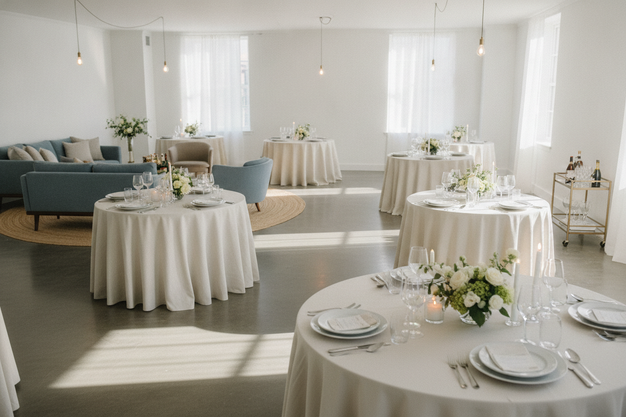 How to Avoid the Awkward Clump When Setting Up Tables for a Party