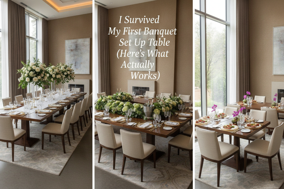 I Survived My First Banquet Set Up Table (Here's What Actually Works)