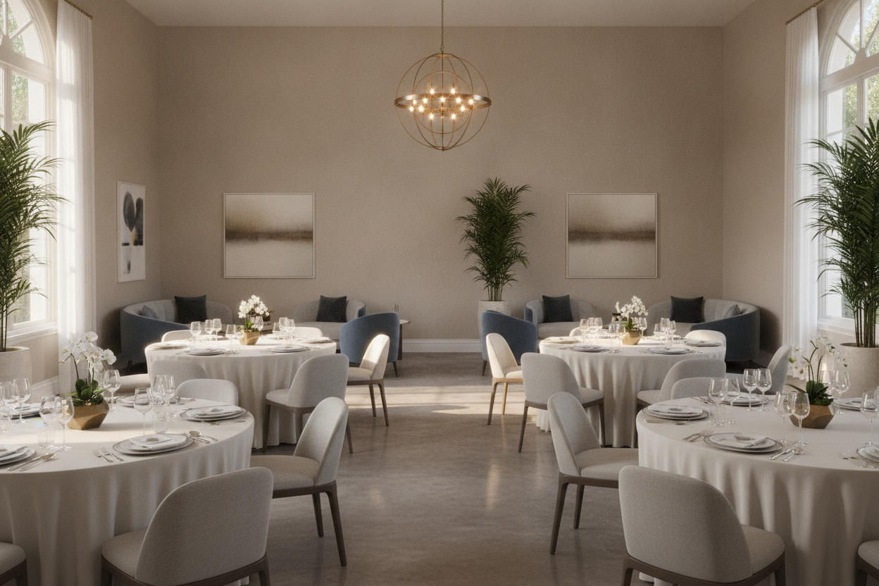 How to Arrange Round Tables for a Party (Without the Wedding Vibe)