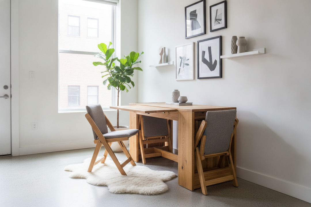 I Finally Caved and Bought a Collapsible Table With Chair Storage