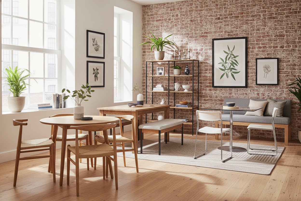Stop Hunching: You Have Room for a Small Dining Table and Chairs Set