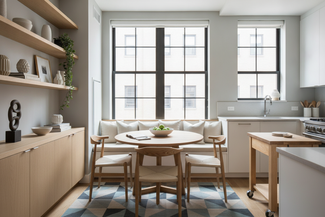 Stop Forcing an Island: Buy a Small Wood Table and Chairs
