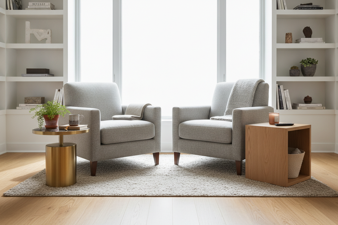 Stop Using the Floor: Why You Need a Small Table Next to Chair