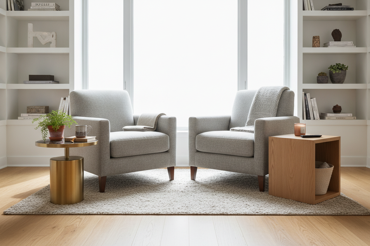 Stop Using the Floor: Why You Need a Small Table Next to Chair