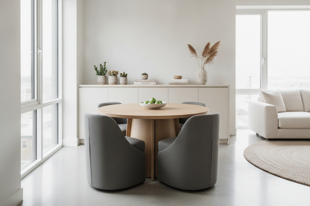 My Tiny Kitchen Forced Me to Buy a Table With Built In Chairs