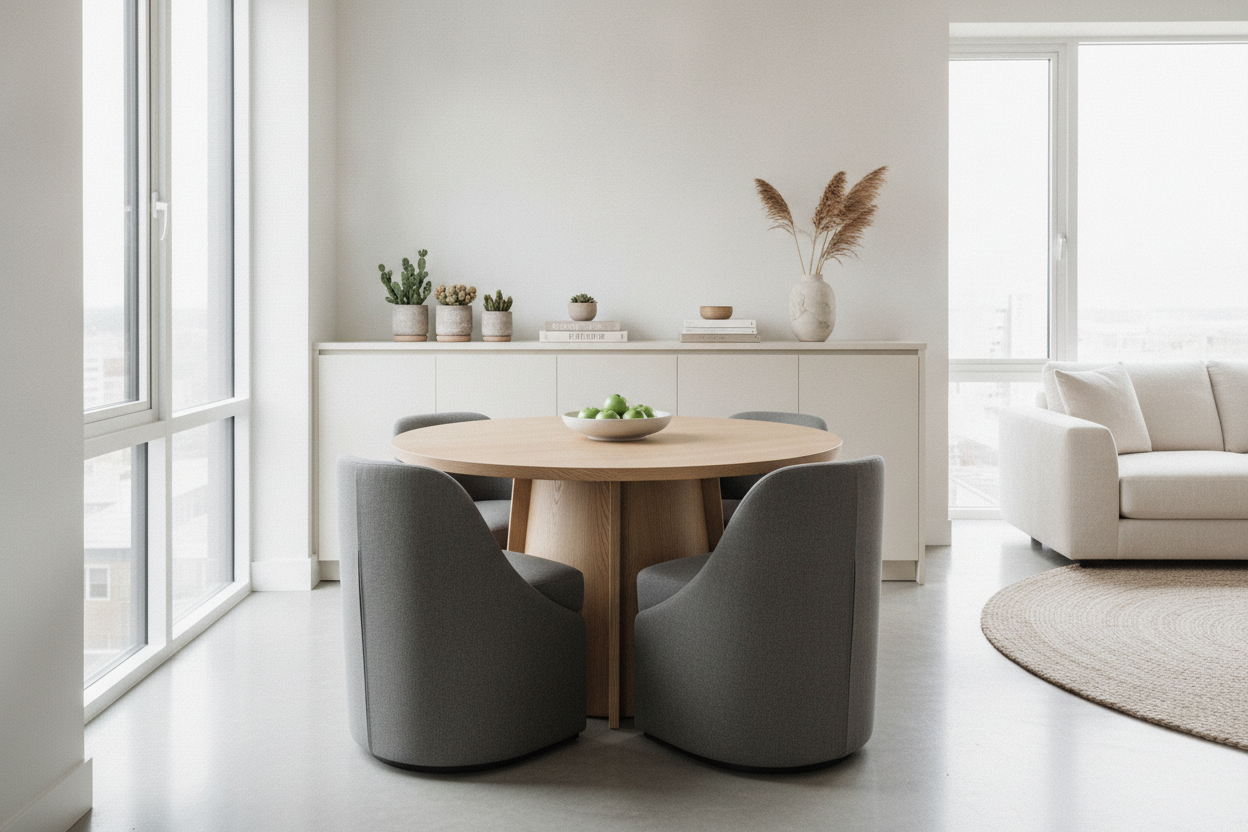 My Tiny Kitchen Forced Me to Buy a Table With Built In Chairs