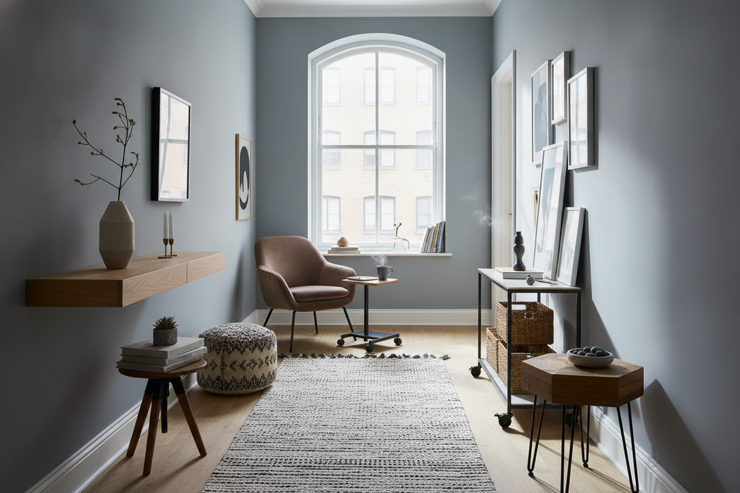 I Tested 5 Small Table Ideas in My Ridiculously Narrow Hallway