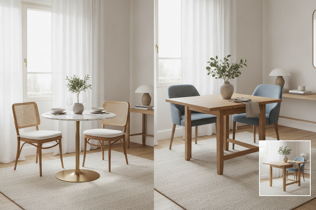 Bistro vs. Drop-Leaf: Which Dining Table for Small Space Wins?