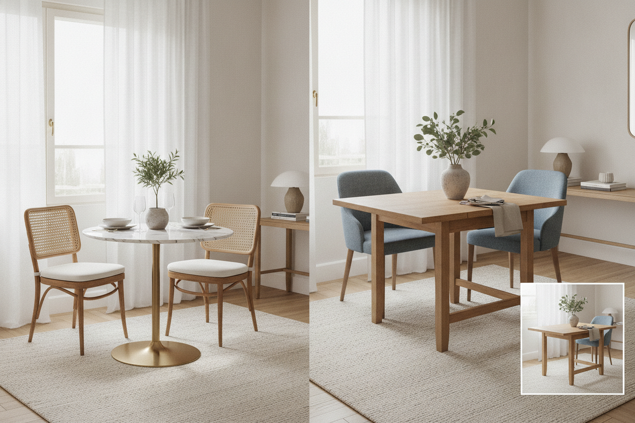 Bistro vs. Drop-Leaf: Which Dining Table for Small Space Wins?