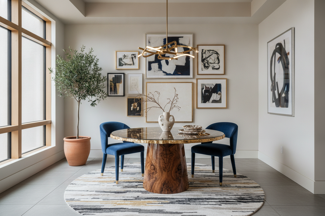 Why I Treated My Small Unique Dining Table Like a Piece of Art