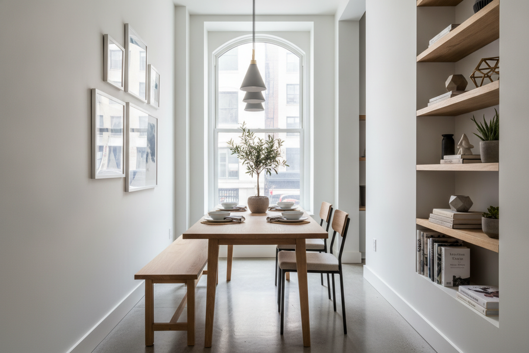 Stop Blocking the Hallway: My Dining Table for Narrow Space Fix