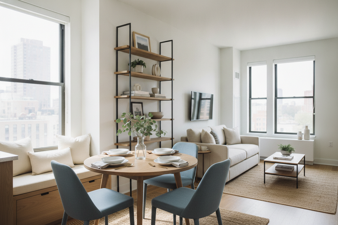 How a Kitchen Table Set for 4 Finally Cured Our Sad Desk Dinners