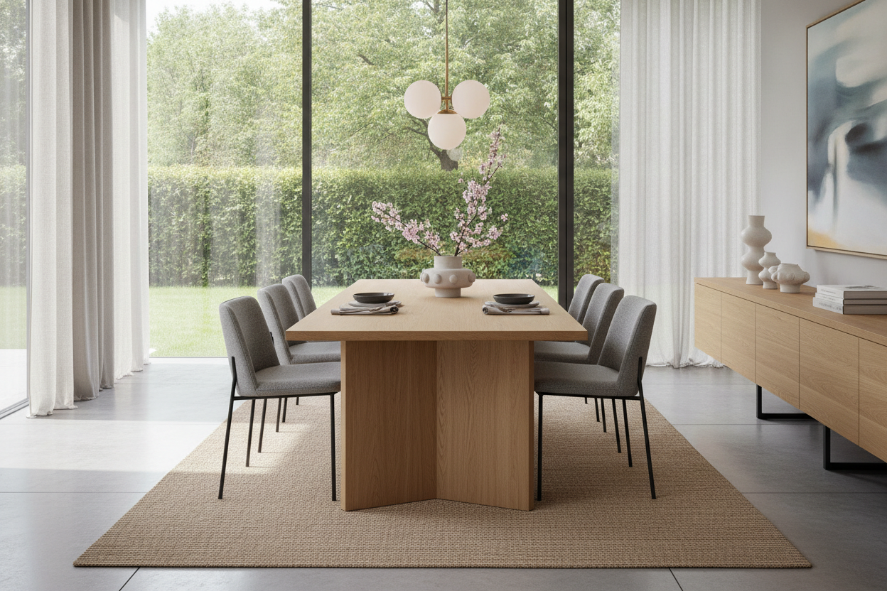 Is a Wood Dining Room Table Modern Enough for a Sleek Space?