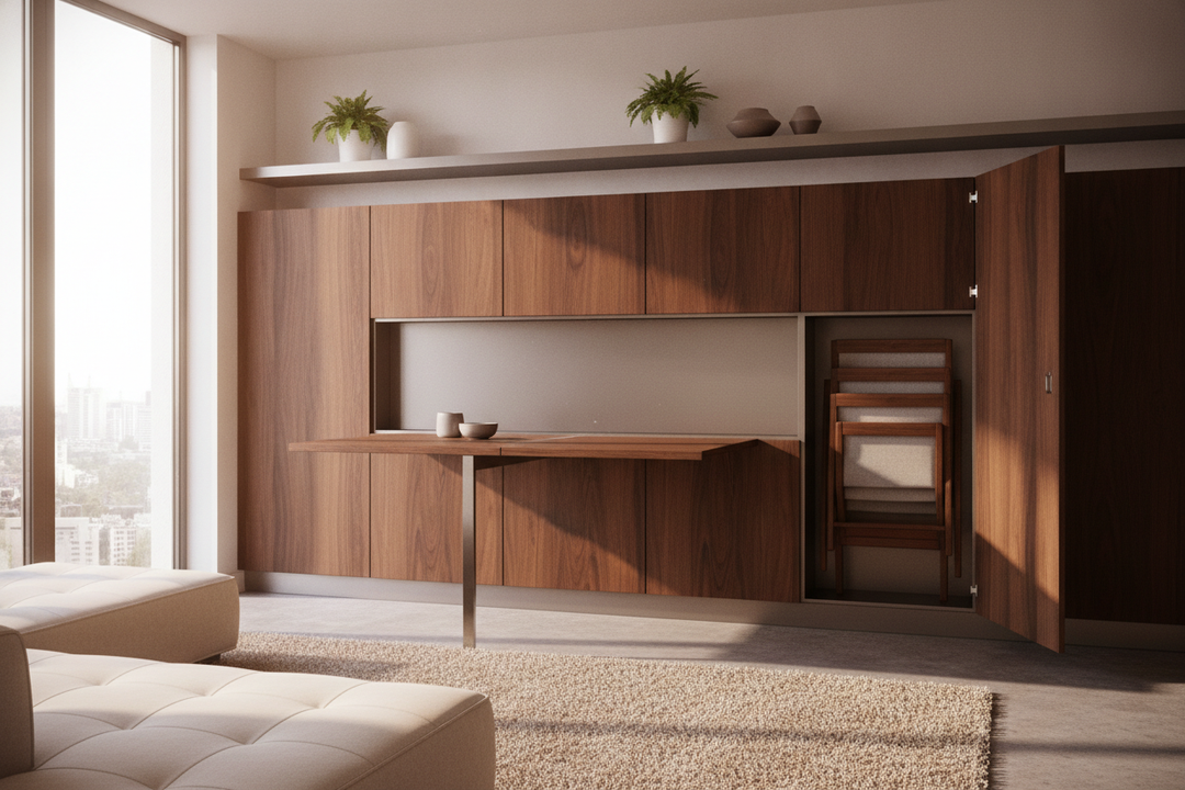 Stop Tripping Over Chairs: Try a Hide Away Dining Room Table