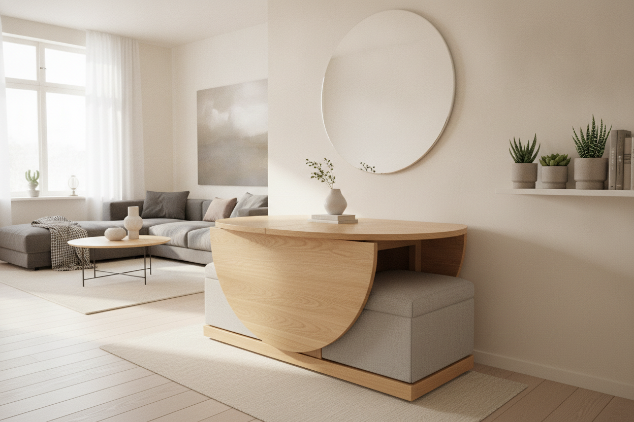 I Finally Found Space Saving Dining Table Chairs That Actually Hide