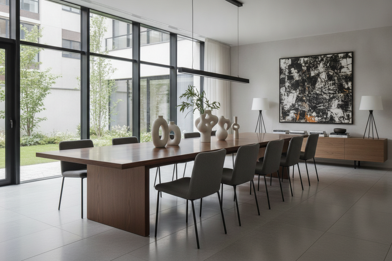 Why Every 'Dining Table Design Modern' Looks Like a Boardroom