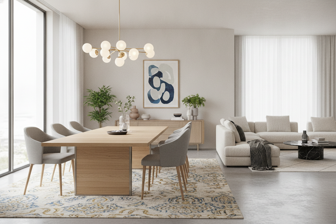 Stop Overbuying: An Extendable Dining Table Seats 8 Just Fine