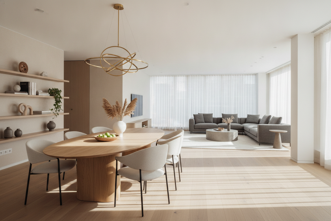 Why an Oval Dining Table Design Is the Ultimate Open Concept Fix