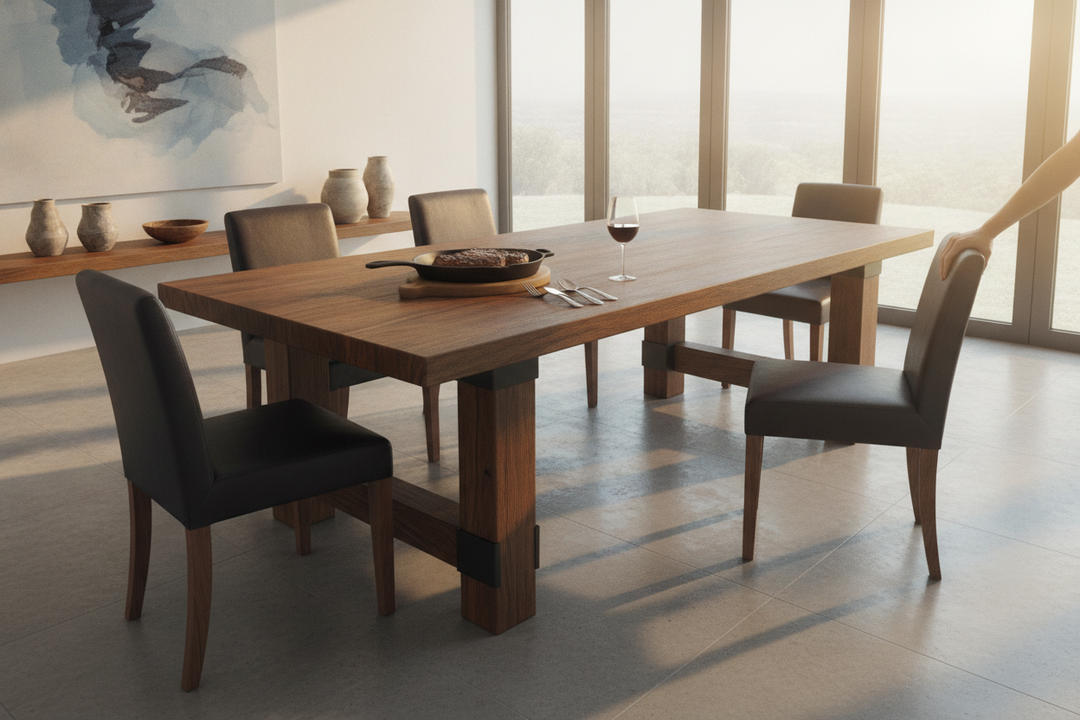 The Steak Test: How to Find Sturdy Dining Tables That Don't Wobble