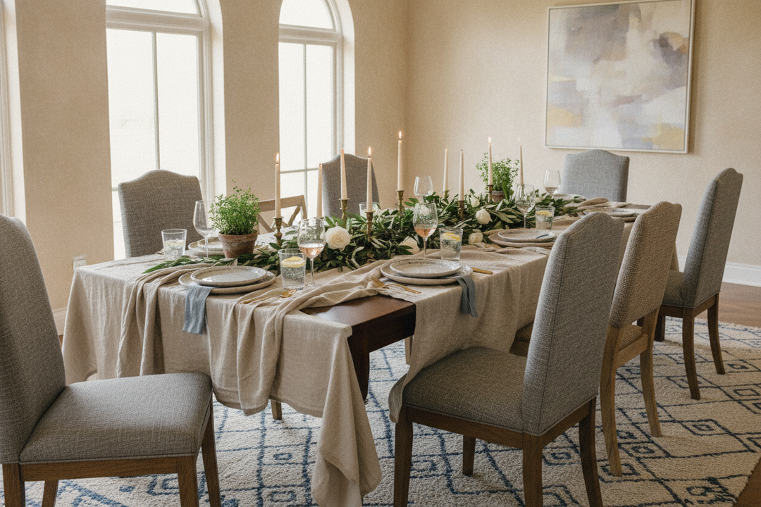 The Real Reason Your Formal Dining Room Table Decor Looks Stiff