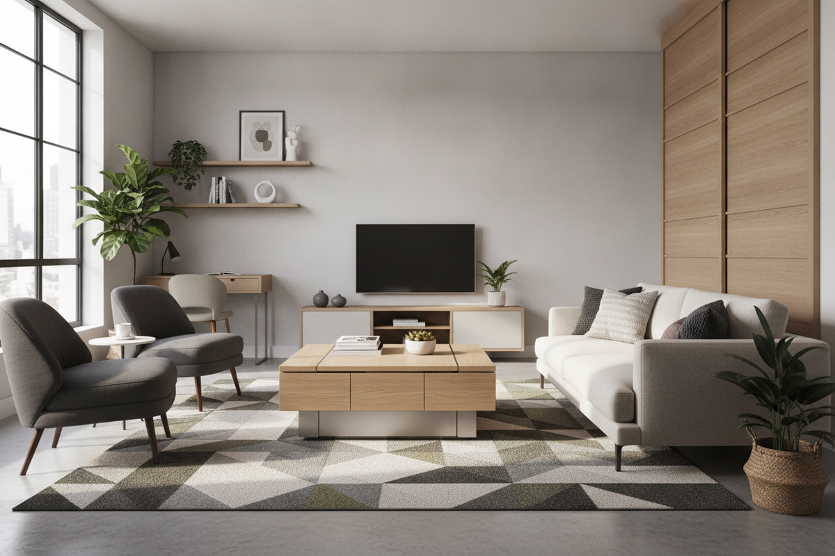 I Survived a 400-Square-Foot Studio Using a Convertible Cocktail Table