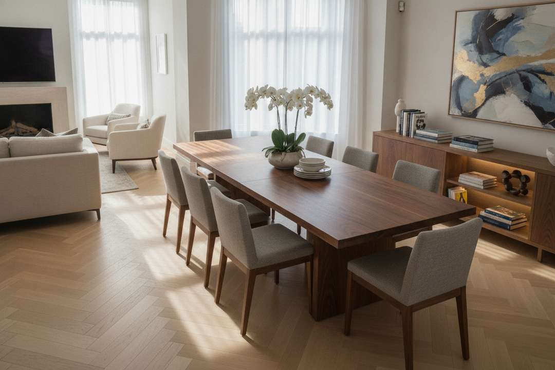 Why I Chose an Extendable Dining Table Set with 6 Chairs Over an Island
