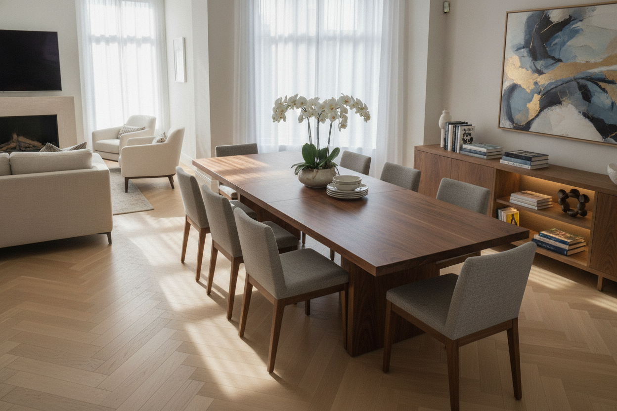 Why I Chose an Extendable Dining Table Set with 6 Chairs Over an Island