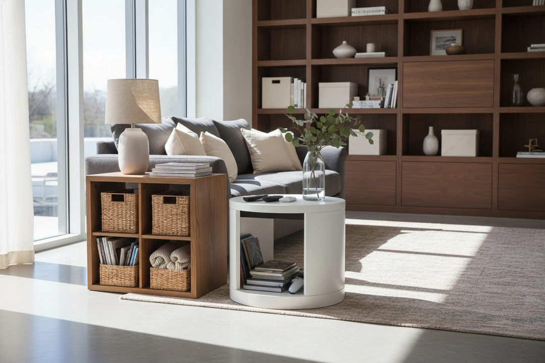 Why I'm Officially Done Pretending I Don't Need End Table Storage