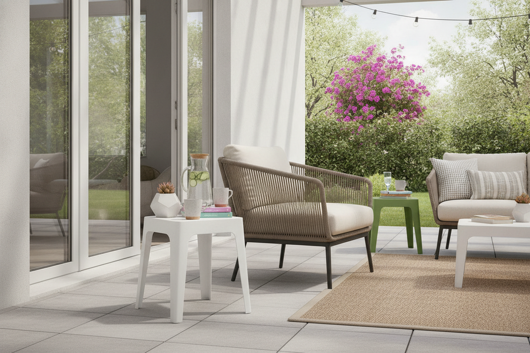 Why I Love the Plastic Outdoor Side Table Walmart Sells