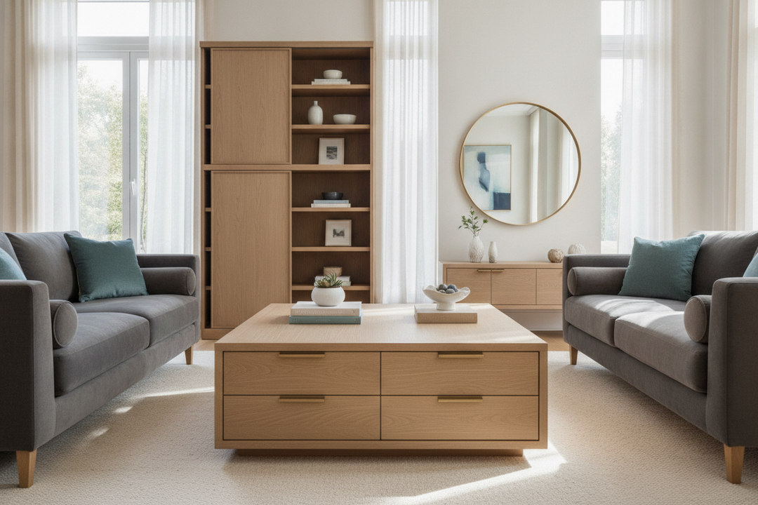 Your Open Coffee Table Is a Trap: Get a Living Room Storage Table