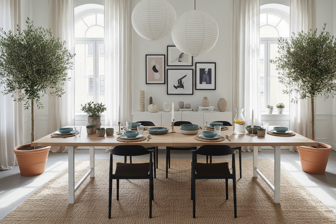 I Swapped My Designer Dining Setup for a Massive IKEA Table