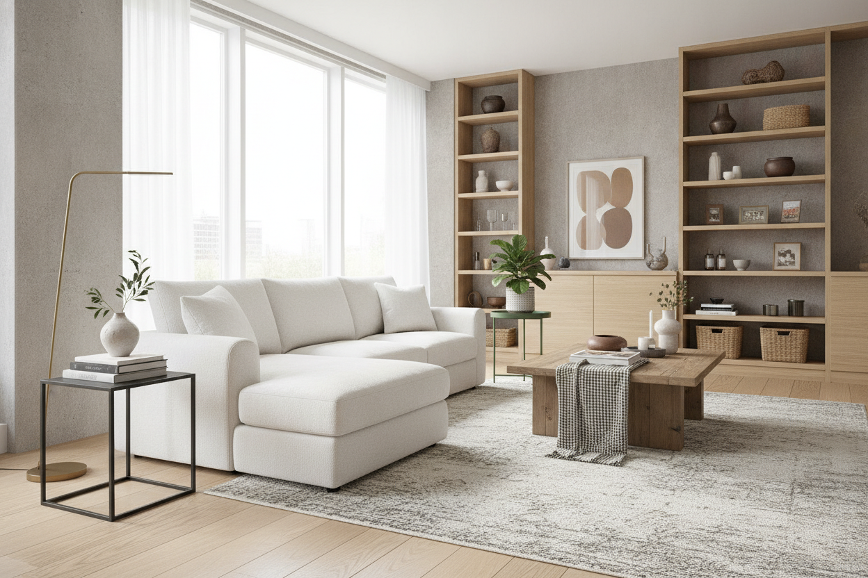Why My Expensive Sofa Sits Next to a $15 IKEA Side Table