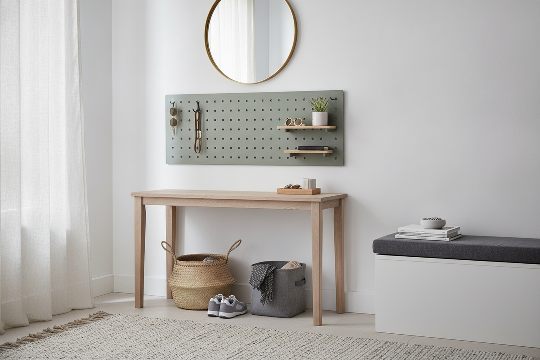 I Built a Functional Drop Zone Around a Foyer Table IKEA Sells