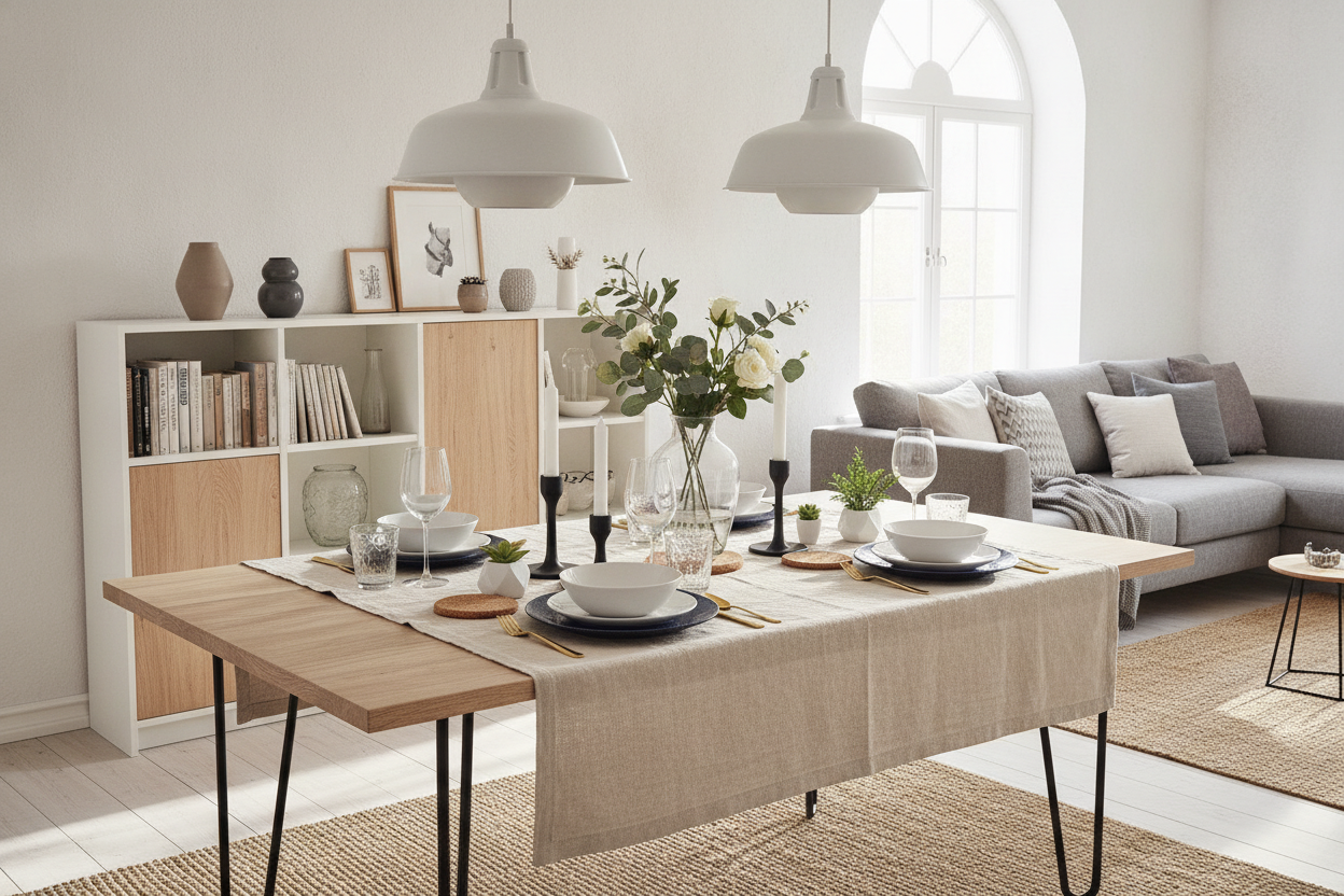I Faked a $500 Dinner Vibe With a $35 IKEA Table Setting