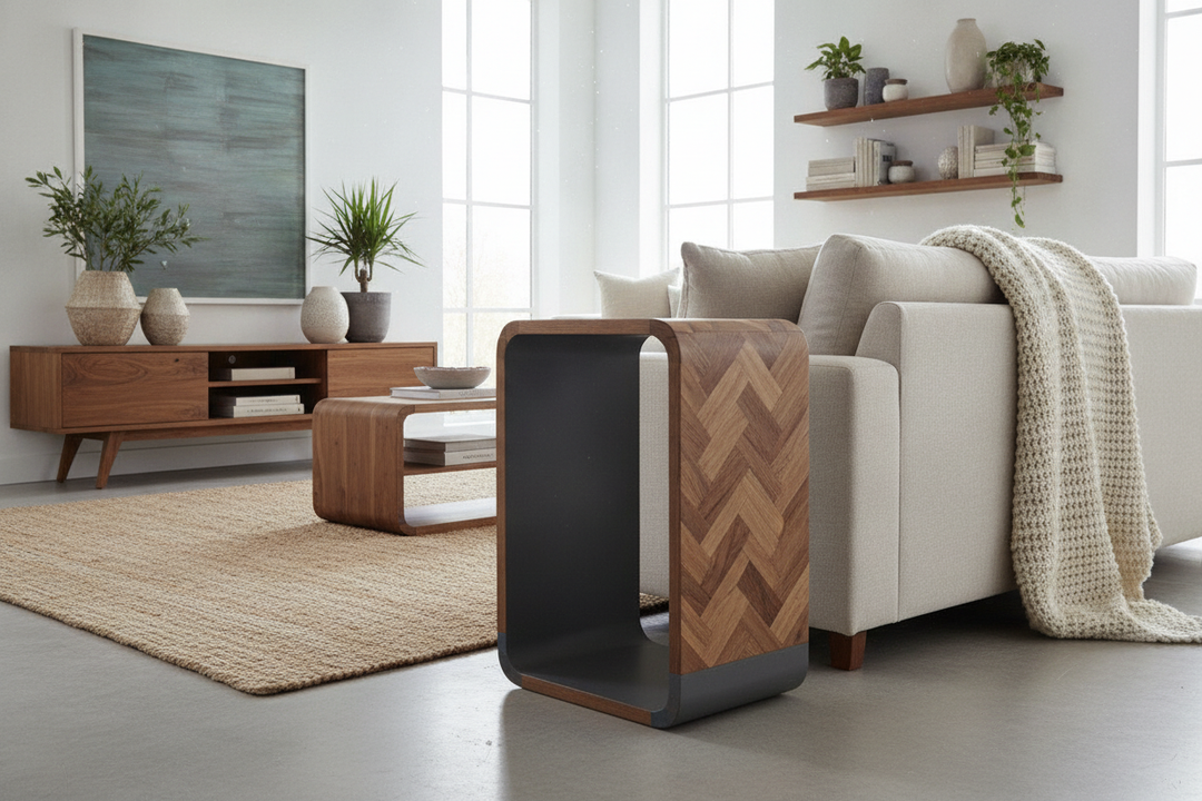 How I Upcycled a Basic Wood Side Table IKEA Sells for $20