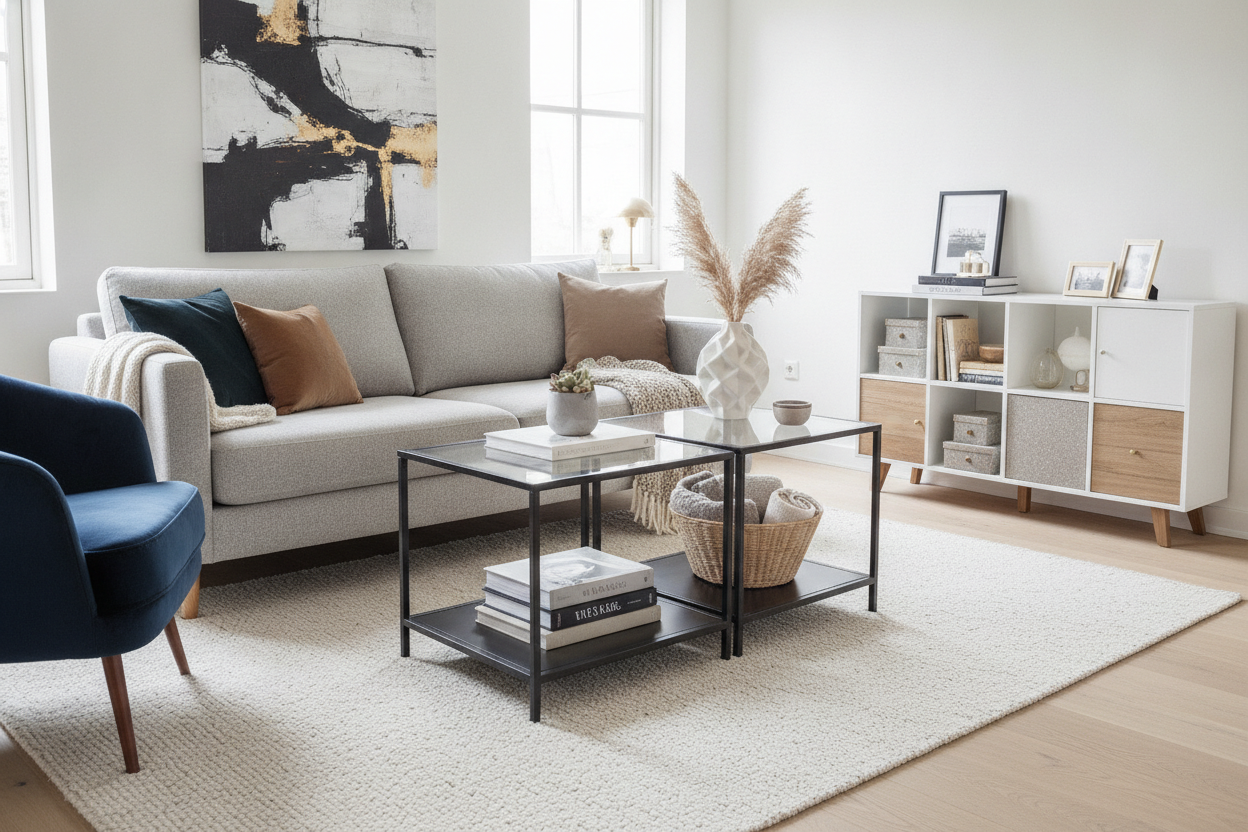 I Was Wrong About the IKEA Black Glass Coffee Table