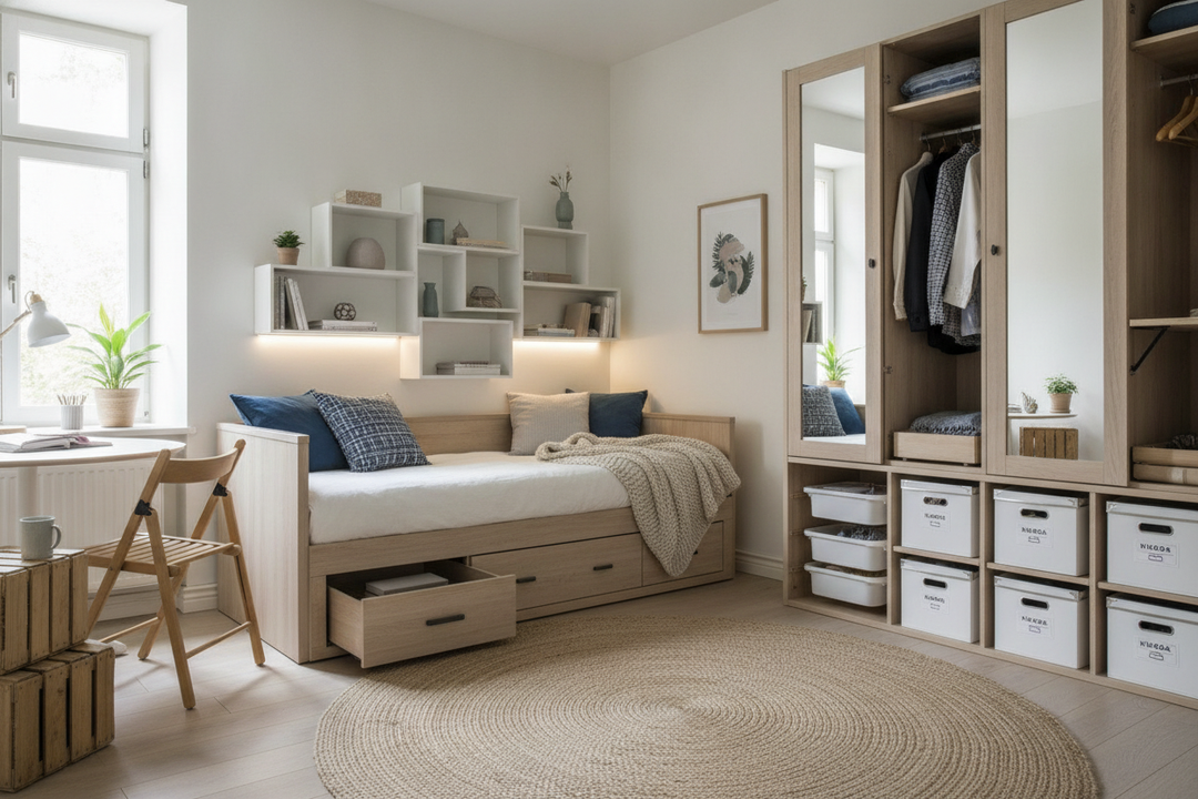 My 9x9 Room Needed These Tiny Bedroom Ideas IKEA Kept Hidden