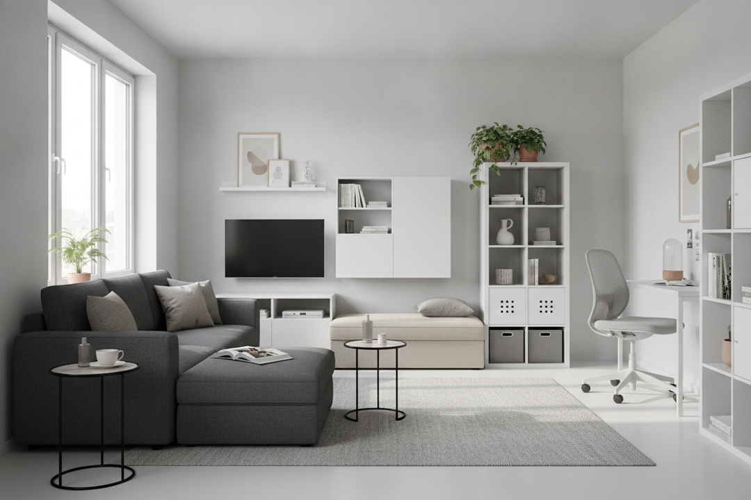 Tiny Couches Are a Trap: Better IKEA Ideas for Small Living Room Spaces