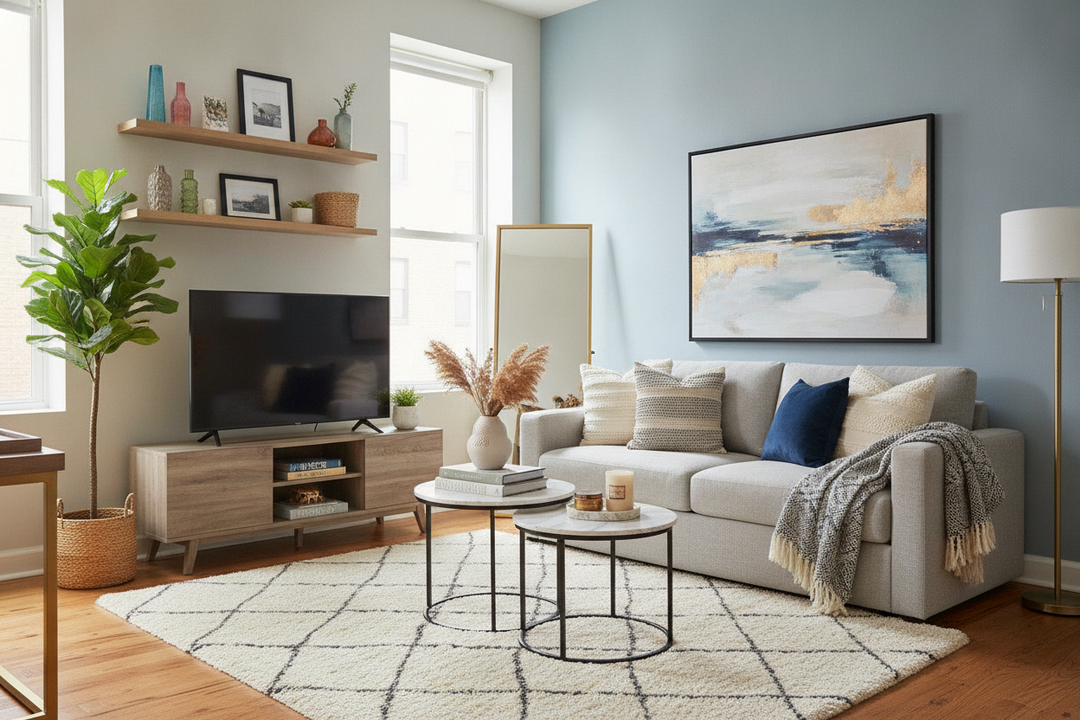 How to Fix the 'Cheap Furniture Apartment' Vibe on a Budget