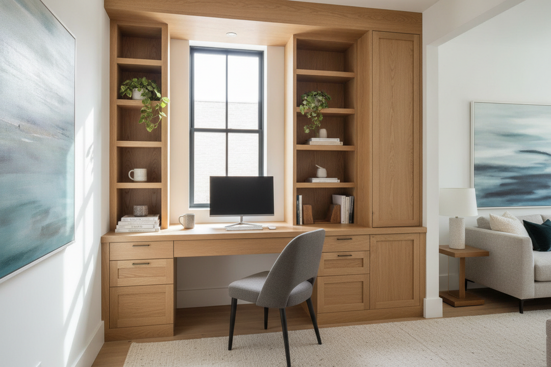 I Replaced My Regular Workspace With a Built-In Desk (Here's Why)