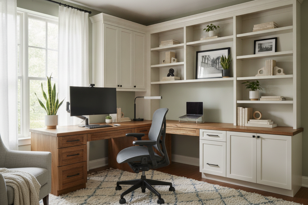 Is a Built In Desk Actually Comfortable for a 40-Hour Work Week?