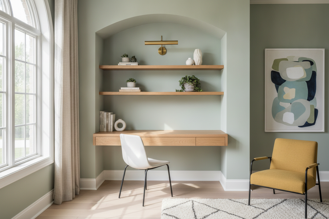 How to Stop Your Wall Desk Built In From Looking Like a Motel