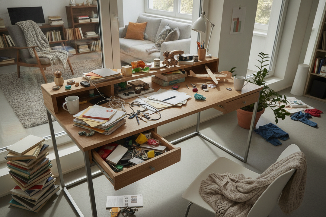 Why Your Multifunction Desk Just Ends Up as a Giant Junk Drawer