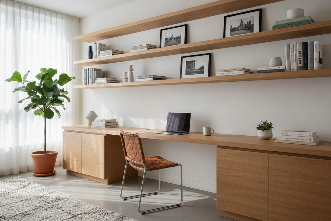 I Finally Found a Desk and Shelf That Doesn't Scream 'Dorm Room'