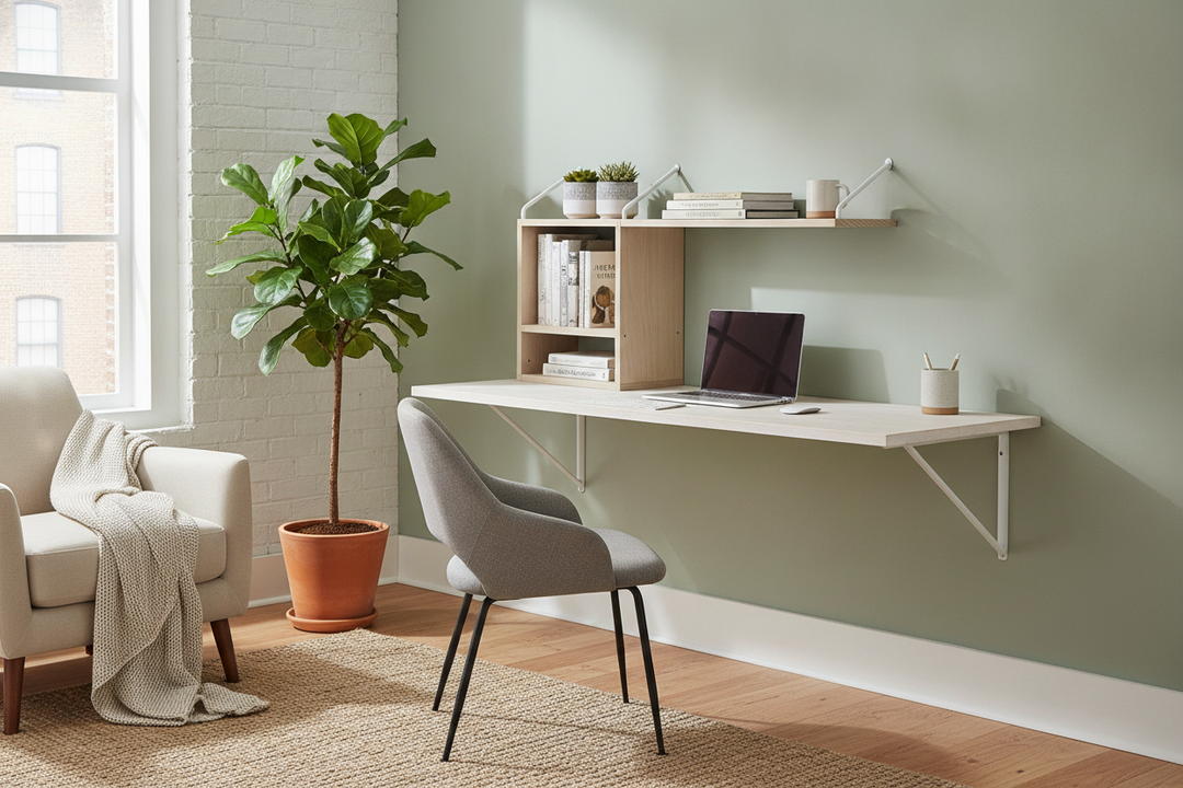 Stop Shopping for a Bigger Desk (You Just Need Desk Shelves)