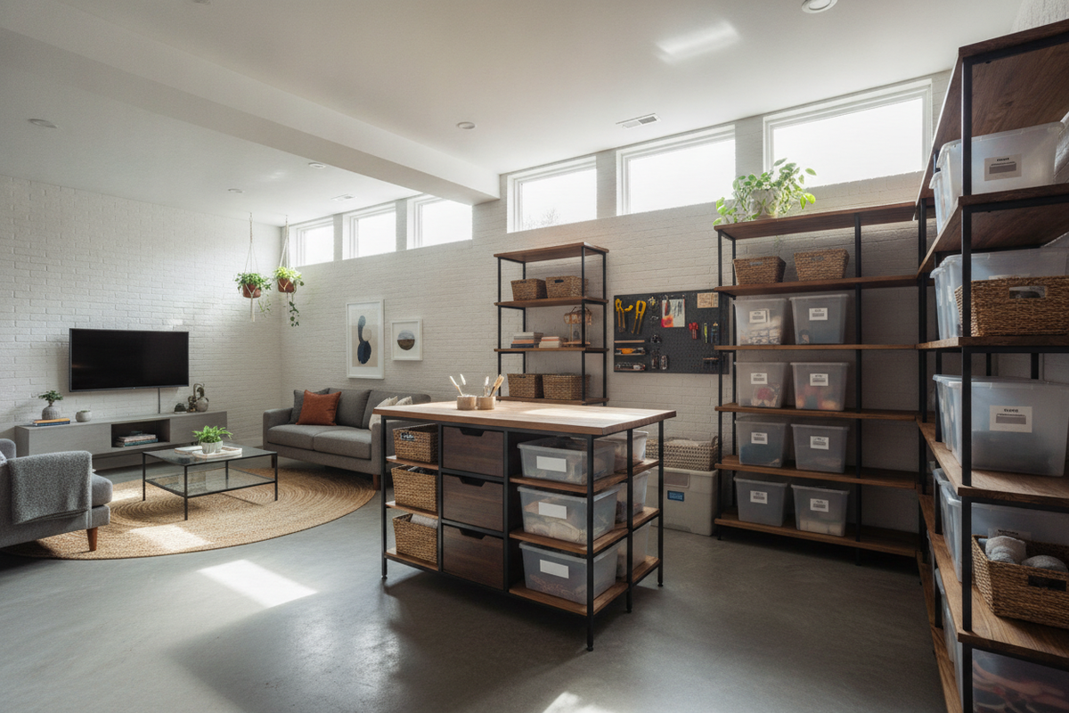 Basement Storage Room Ideas: Practical Layouts, Shelving Systems, and Organization Strategies