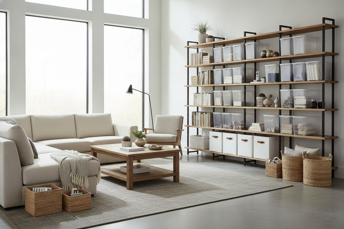 Container Storage Ideas: How to Organize Every Room with Bins, Boxes, and Modular Shelving